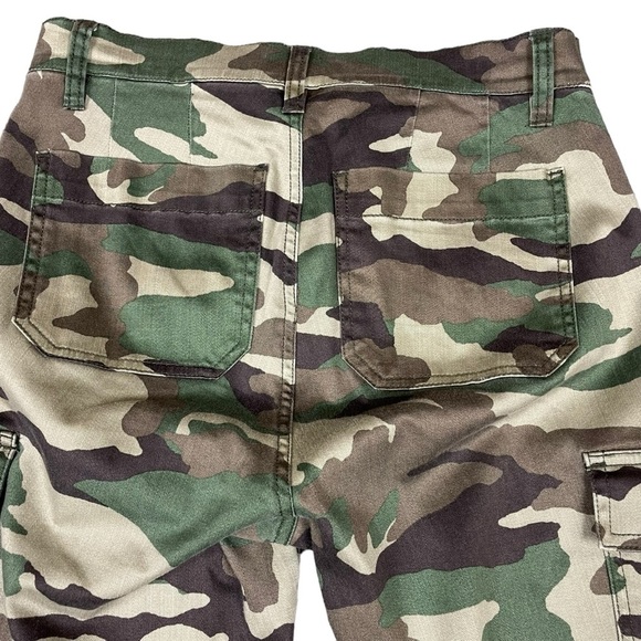 J. Crew 9" Cargo Toothpick Camo Print Pants Ankle Length - Waist 29 - Picture 8 of 12